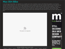 Tablet Screenshot of maxdirtbike.org